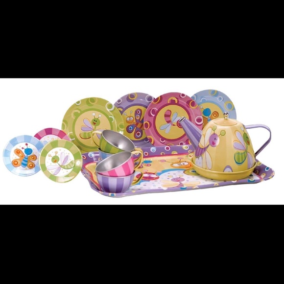 schylling tin tea set